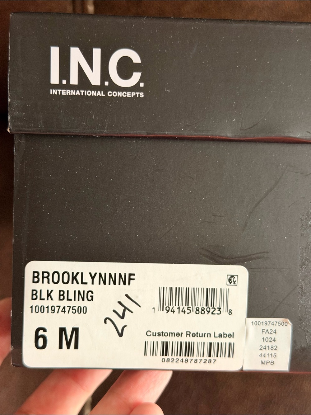 •I.N.C.• “Brooklynnn” Black Platform Rhinestone Pull-On Short Boots >> NIB - Picture 14 of 14